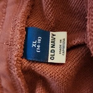 Dark Salmon Old Navy Girls Joggers